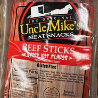 Uncle Mike's Spicy Hot Beef Sticks – 14.5oz