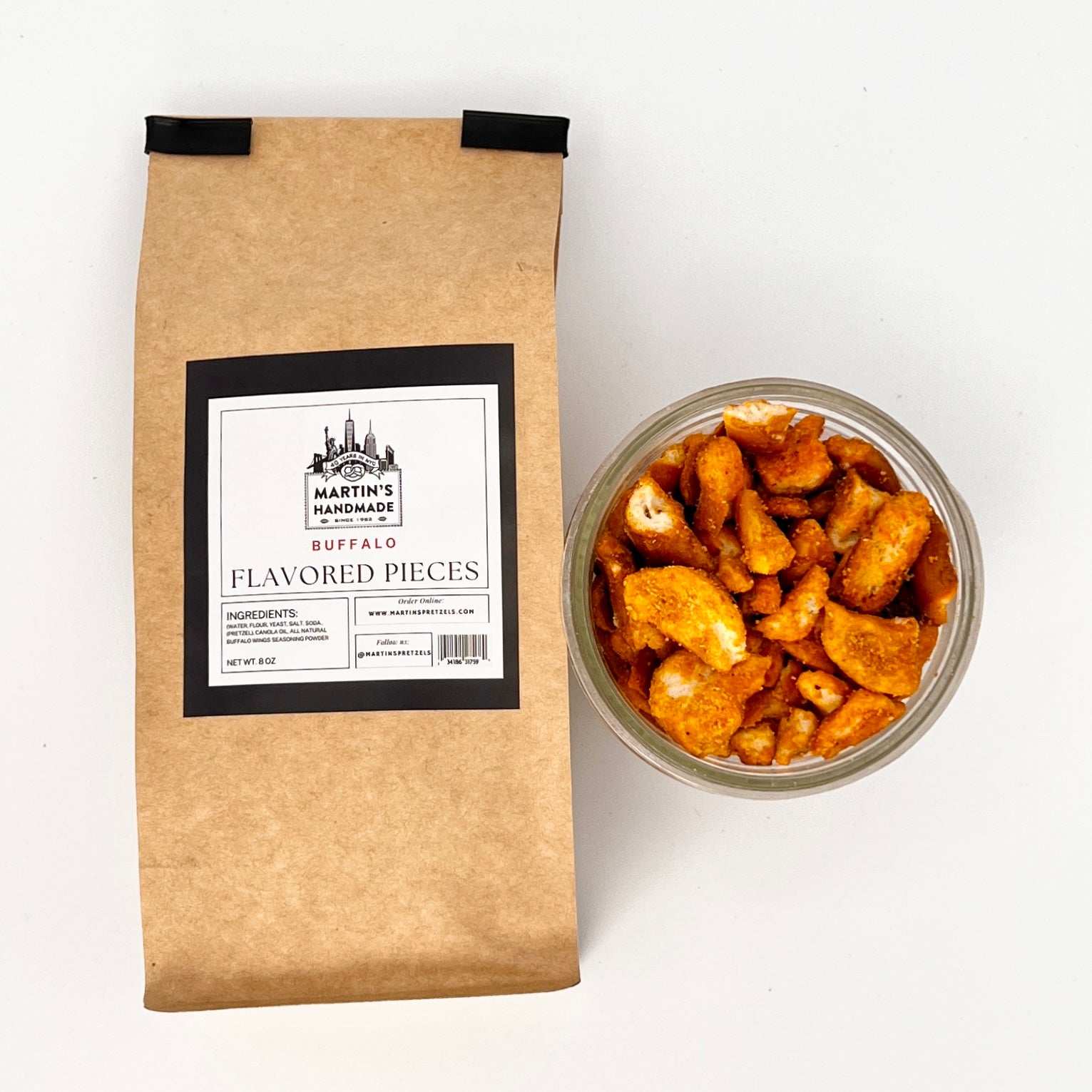 Flavored Pretzel Nuggets 8oz bags Martin's Handmade Pretzels