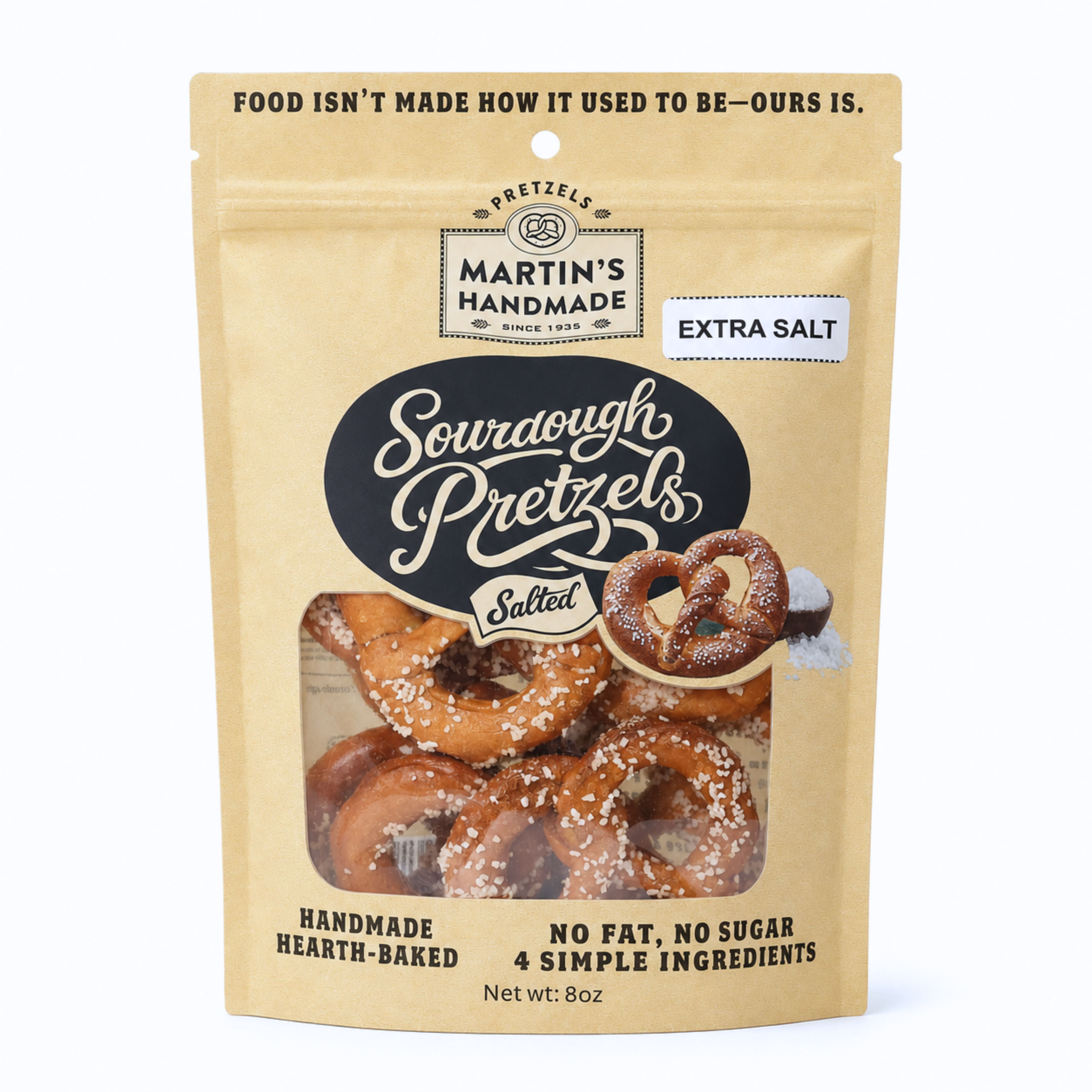 Extra Salt Pretzels 8oz