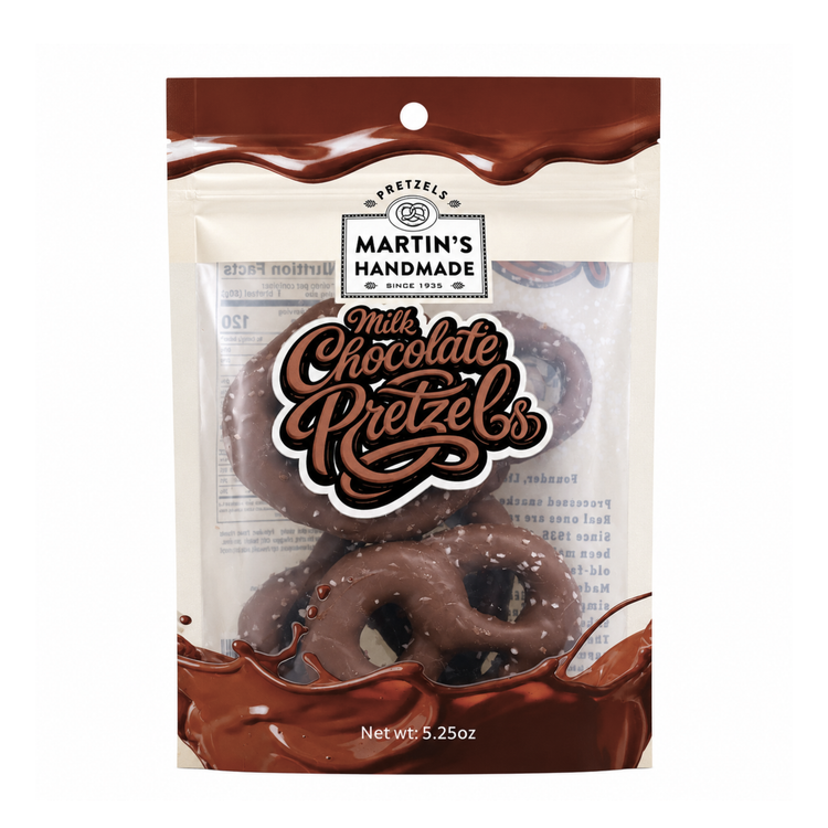 Milk Chocolate Covered Pretzels 3pk