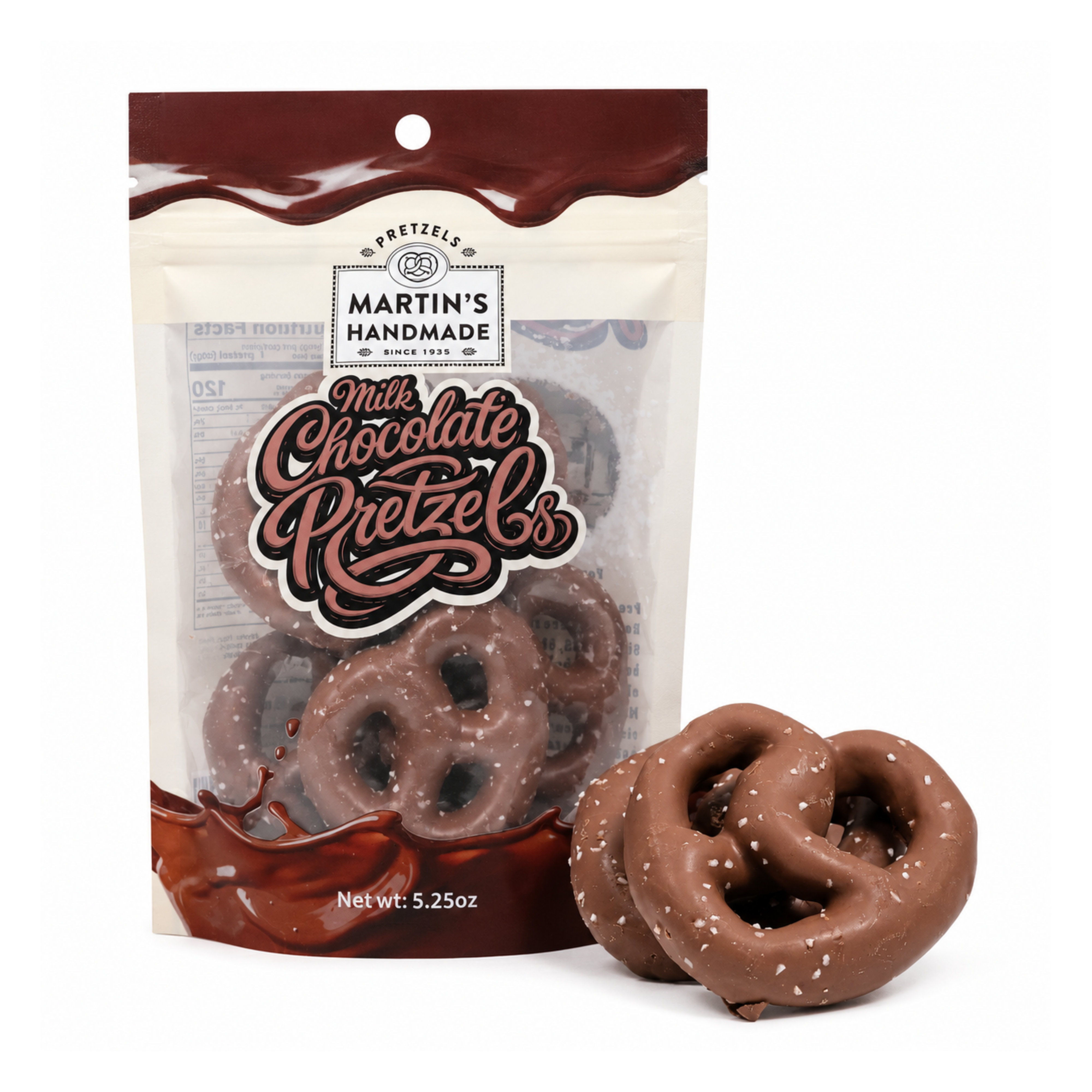 Milk Chocolate Covered Pretzels 3pk