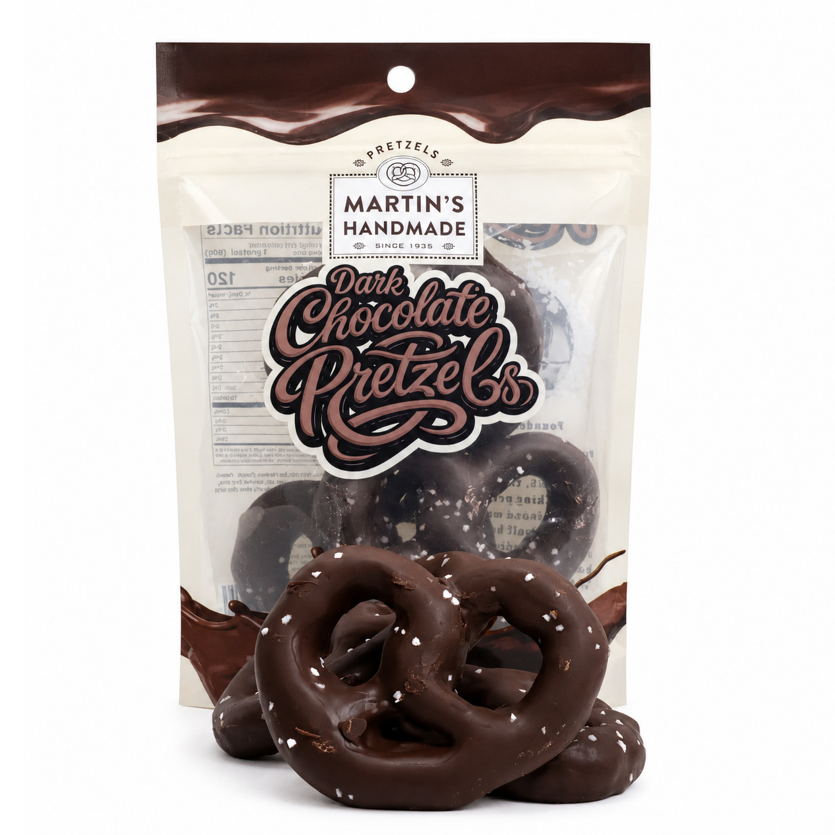 Dark Chocolate Covered Pretzels 3pk