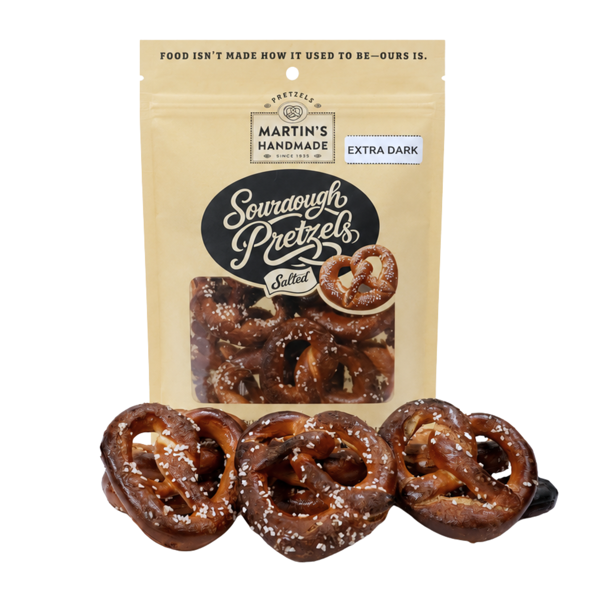 Extra Dark Pretzels 8oz