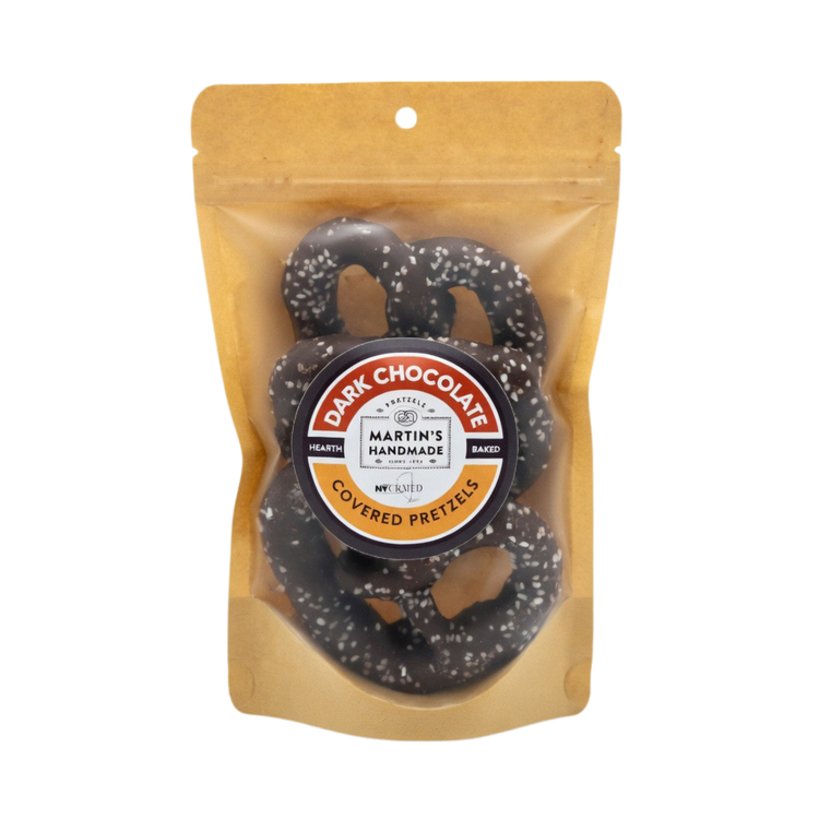 Hand-dipped Dark Chocolate Pretzels 3pk