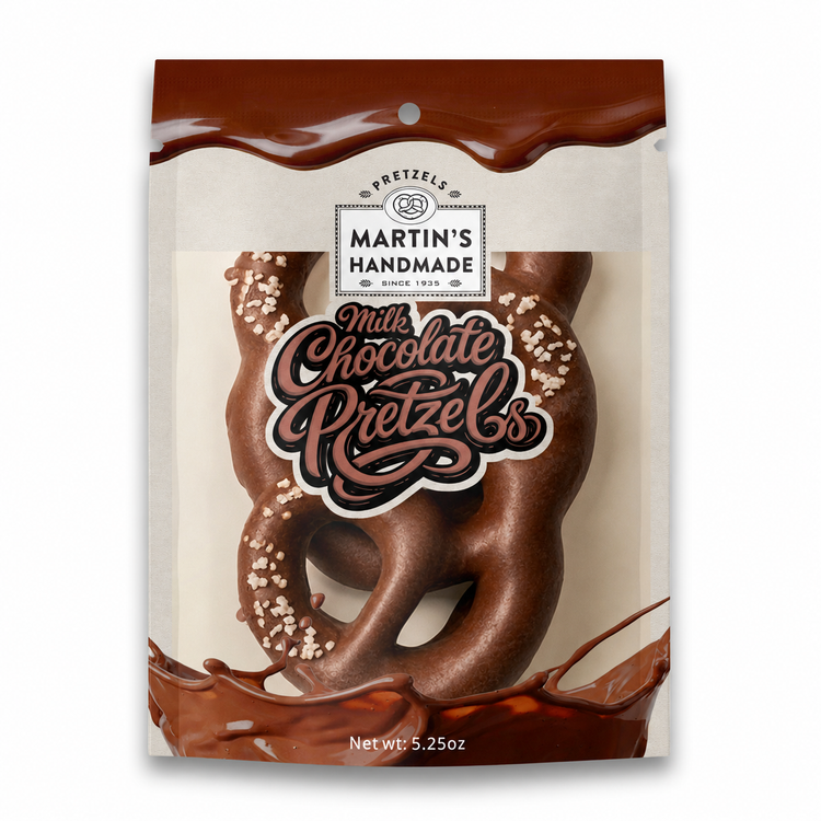 Hand-Dipped Milk Chocolate Pretzels 3pk