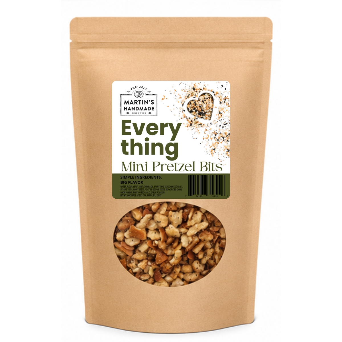 Everything Seasoned Mini Pretzel Bits 8oz