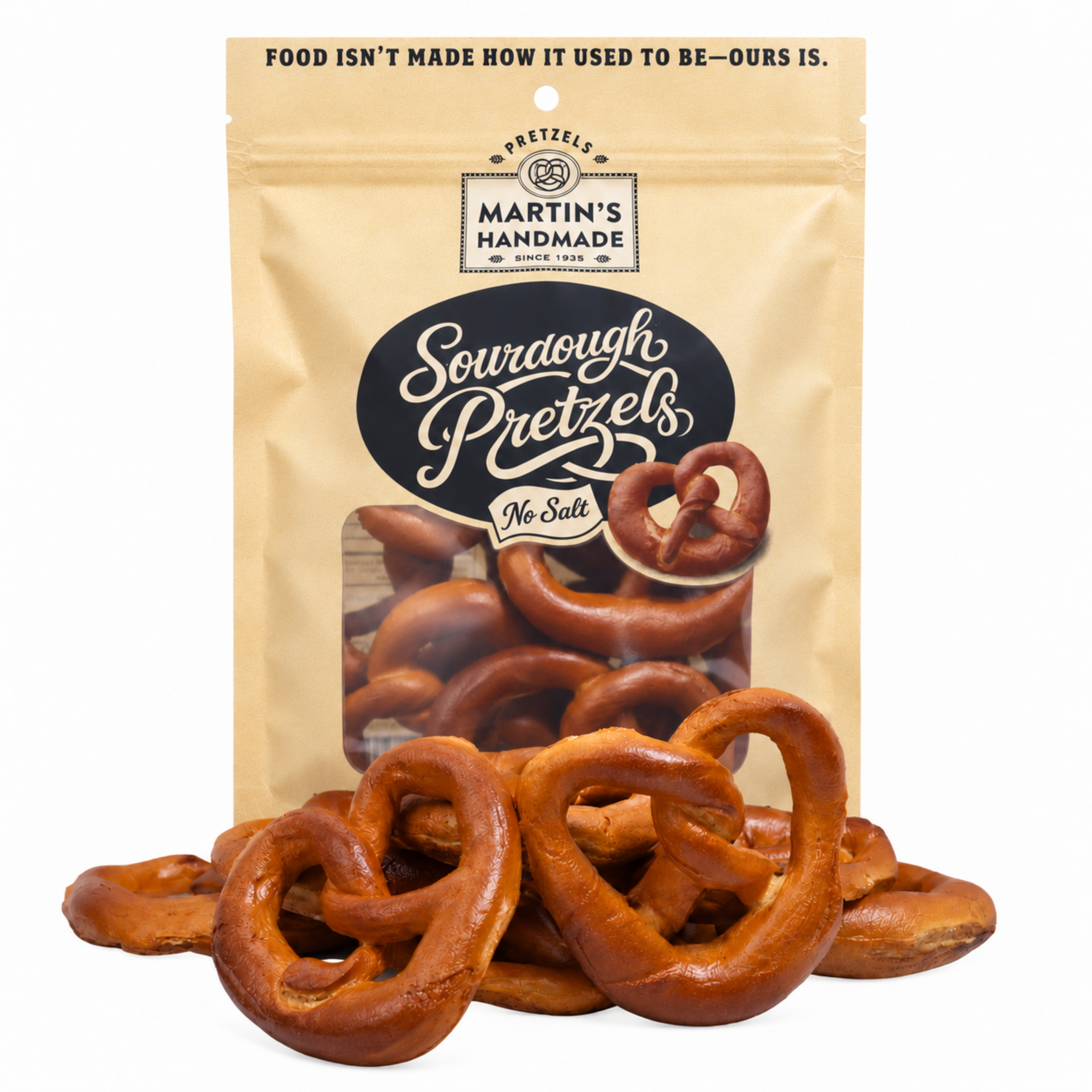 No Salt Pretzels 8oz