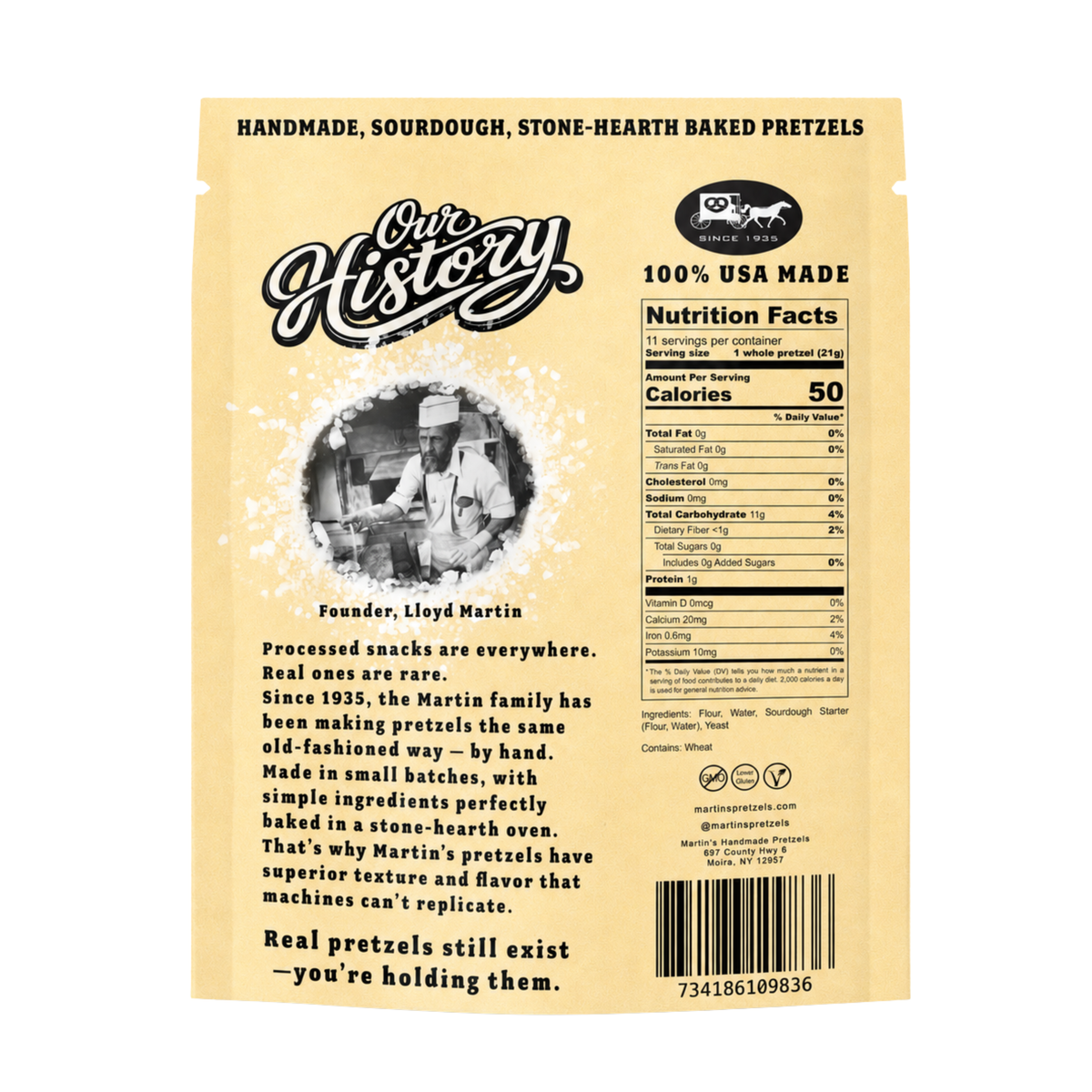 No Salt Pretzels 8oz