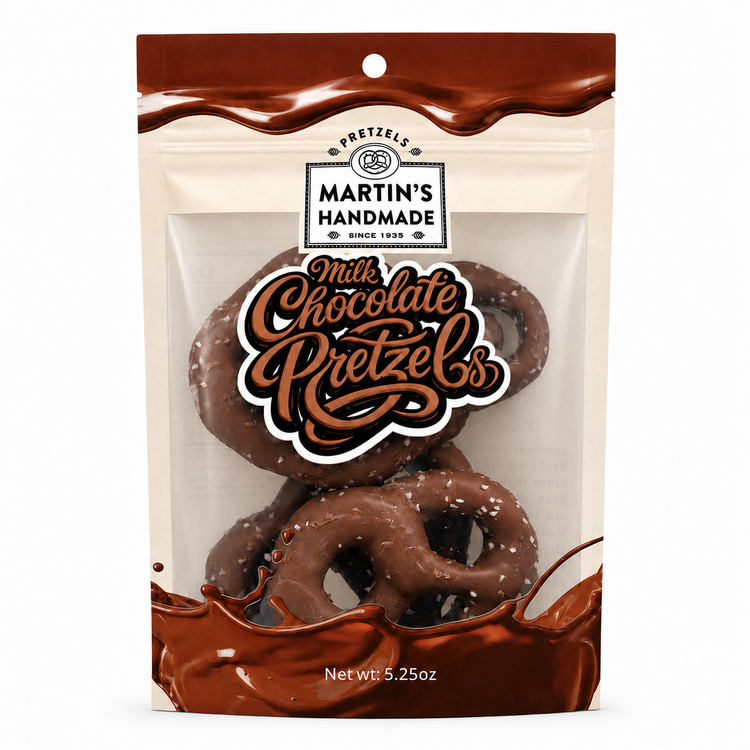 Milk Chocolate Covered Pretzels 3pk