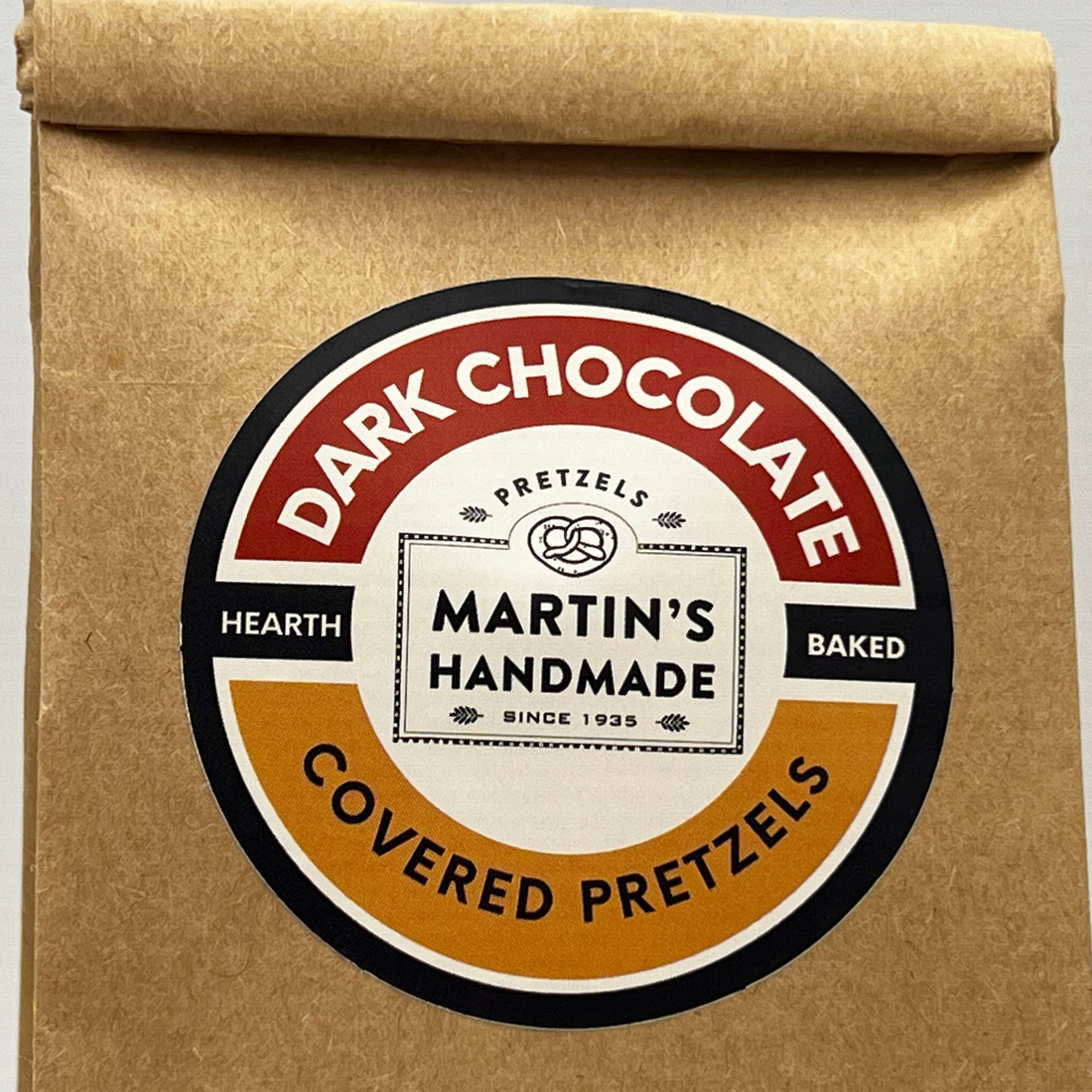Hand-Dipped Dark Chocolate Pretzels