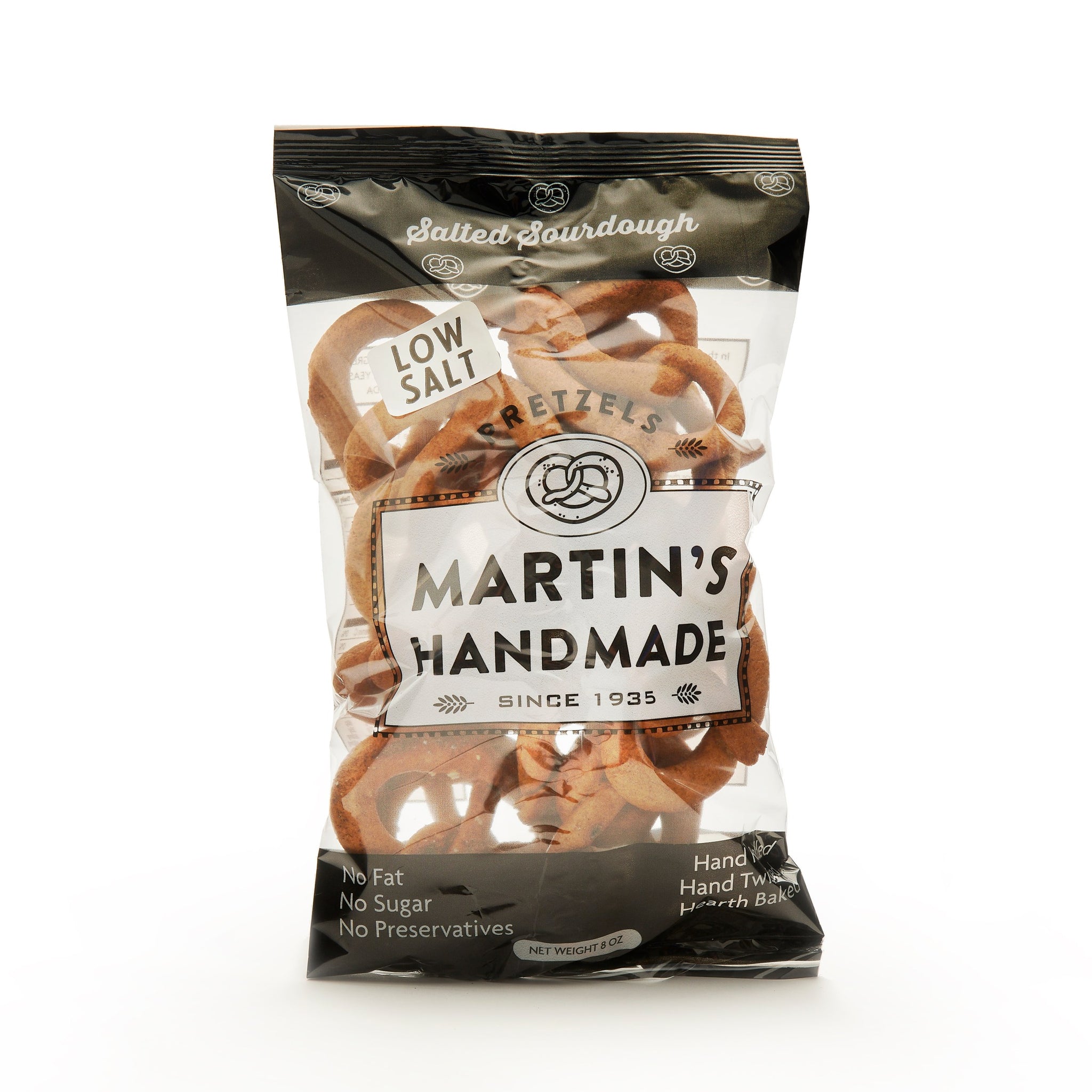 Our whole wheat pretzel is made with 100 whole wheat flour. Martin's