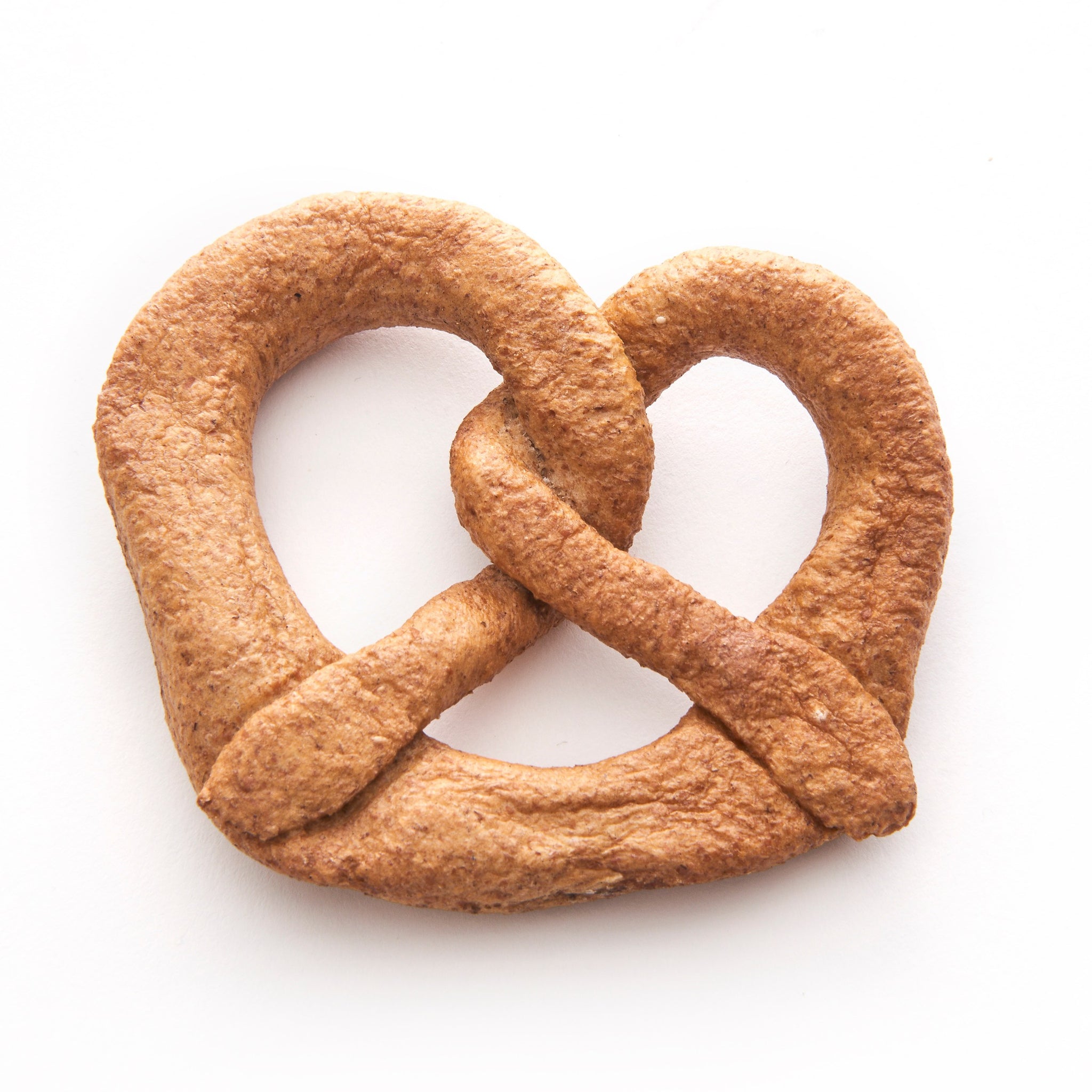 Our whole wheat pretzel is made with 100 whole wheat flour. Martin's Handmade Pretzels